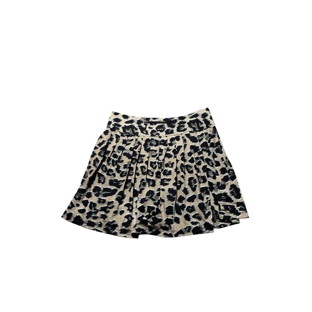 Jamie Sadock Golf Skort Womens 6 Beige Black Leopard Print Pleated Athletic - Picture 4 of 8